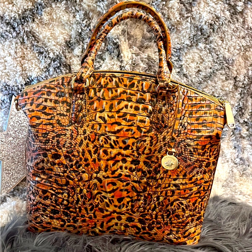 Brahmin Large Cheetah Print Bag